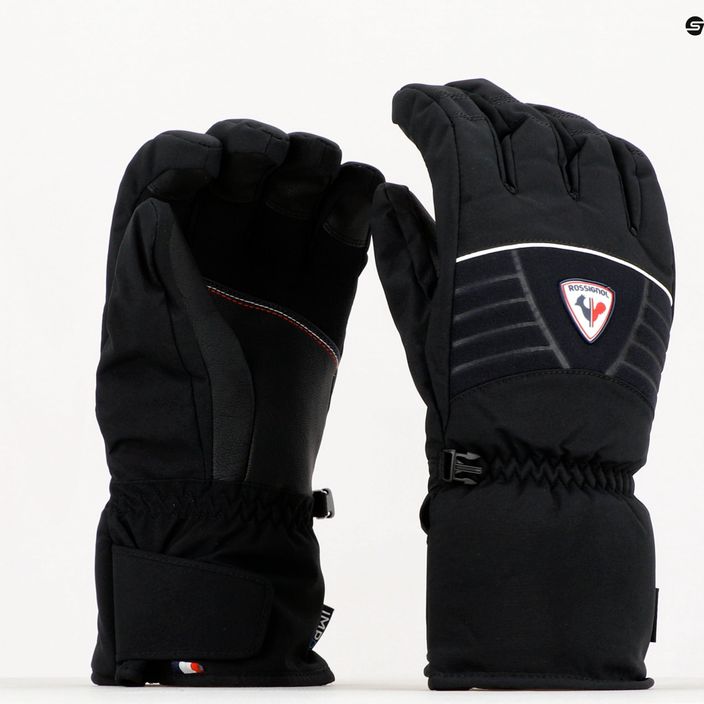 Pánské lyžařské rukavice Rossignol Legend Impr black 8
