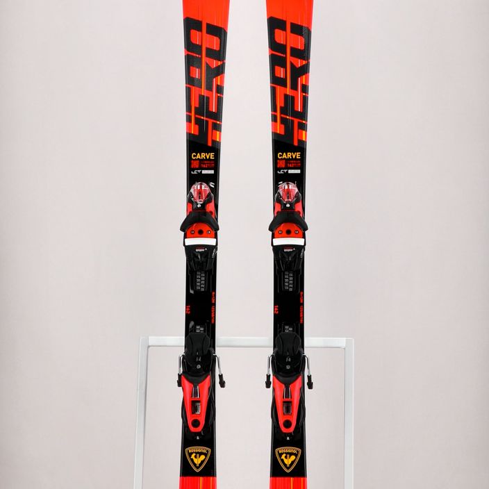 Sjezdové lyže Rossignol Hero Carve K + NX12 red 11