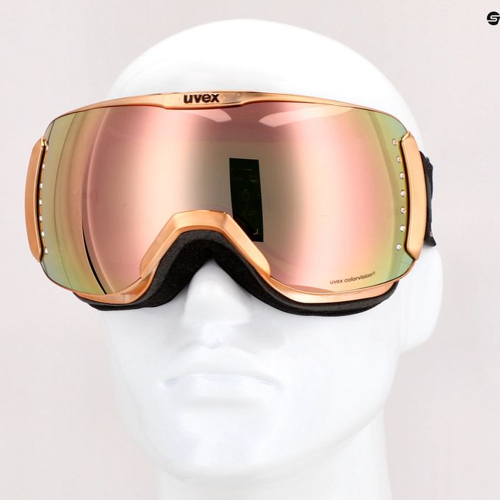 Dámské lyžařské brýle UVEX Downhill 2100 WE pink 55/0/396/0230 11