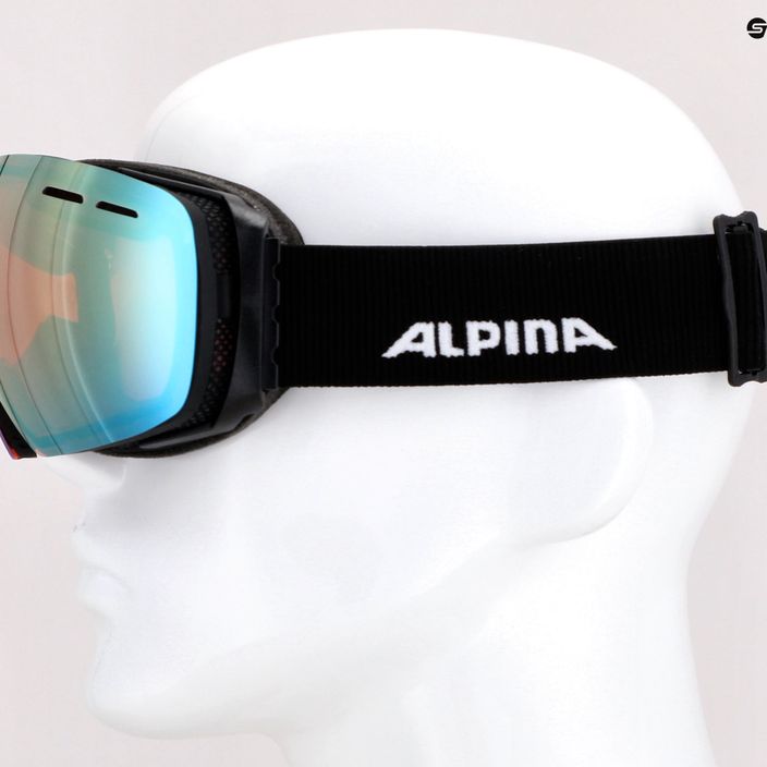 Lyžařské brýle Alpina Granby QV black matt/gold sph 10