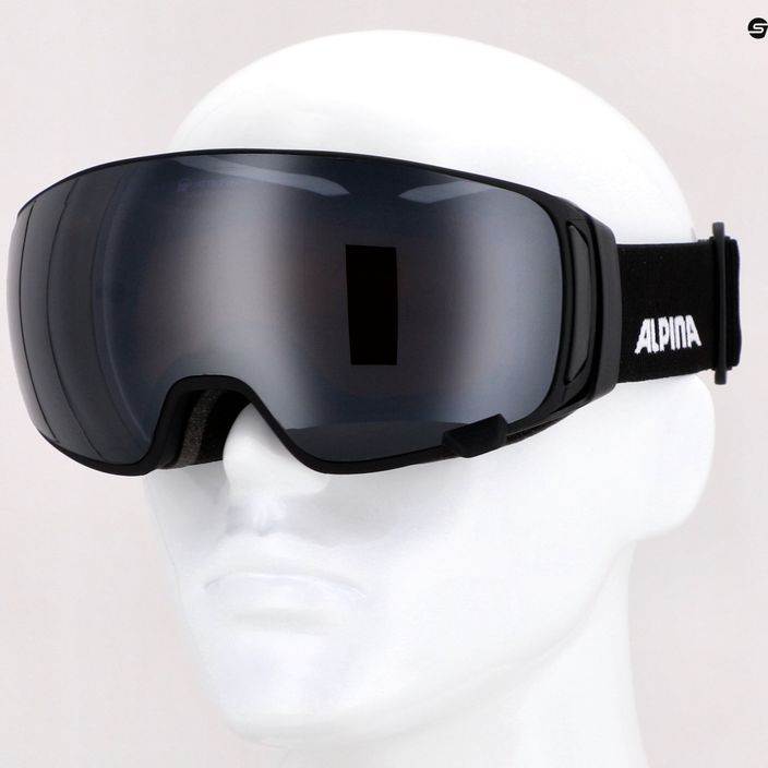 Lyžařské brýle Alpina Double Jack Mag Q-Lite black matt/mirror black 12