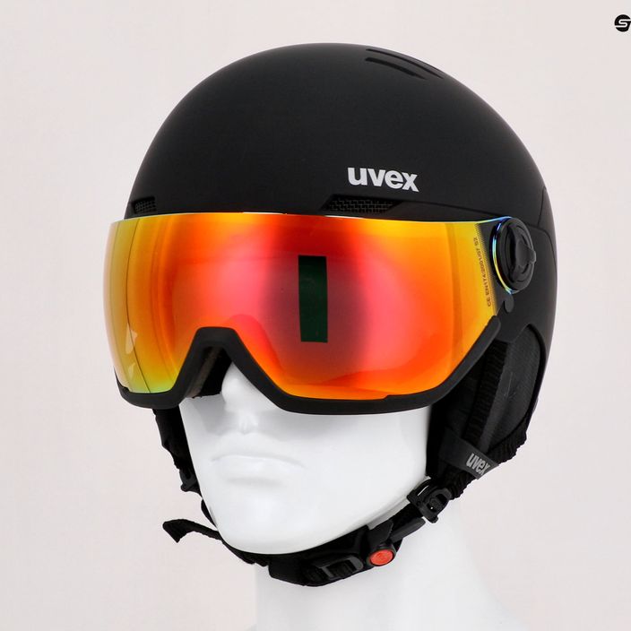 Lyžařská helma UVEX Wanted Visor černá 56/6/262/1005 9