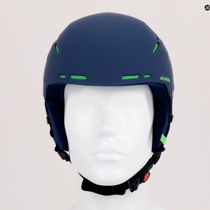 Lyžařská helma Alpina Biom navy matt 11