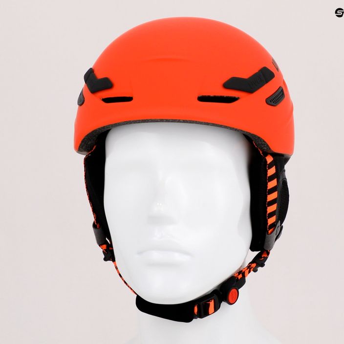 Lyžařská helma UVEX P.8000 Tour červená 56/6/204/8505 17