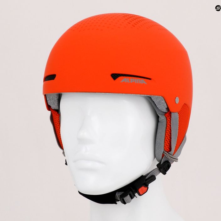 Dětské lyžařské helmy Alpina Zupo pumpkin/orange matt 15