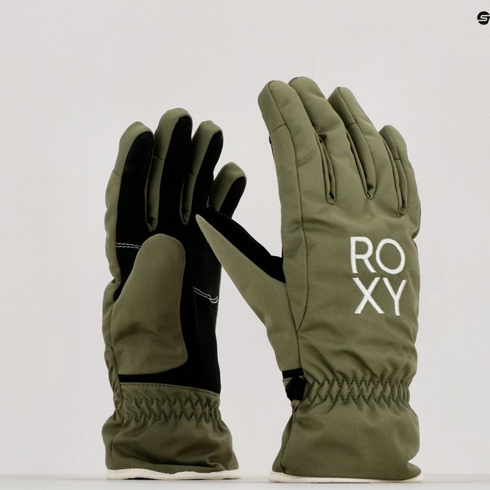 Dámské snowboardové rukavice ROXY Freshfields 2021 deep lichen green 8