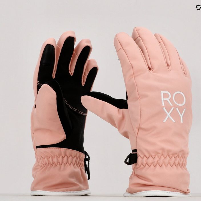 Dětské rukavice na snowboard ROXY Freshfields 2021 mellow rose 8