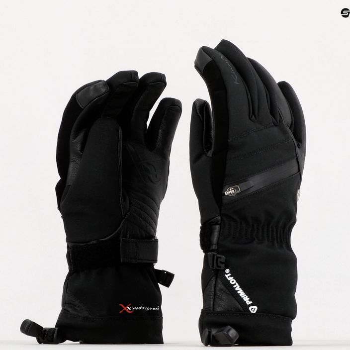 Dámské lyžařské rukavice KinetiXx Alina Ski Alpin černé 7020-170-01 8