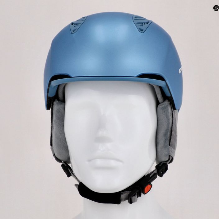 Lyžařská helma Alpina Grand skyblue/white matt 17