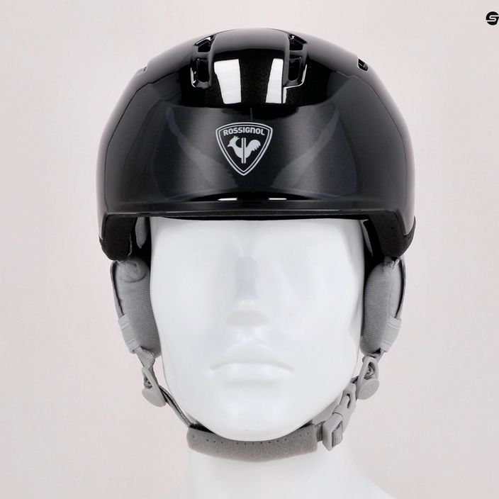 Lyžařská helma Rossignol Fit Impacts black/white 15