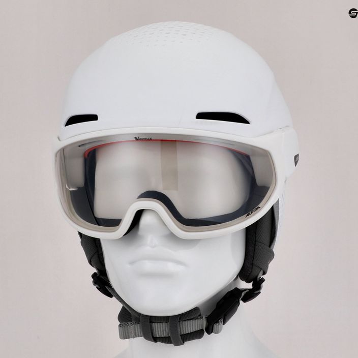 Lyžařská helma Alpina Alto V white matt 15