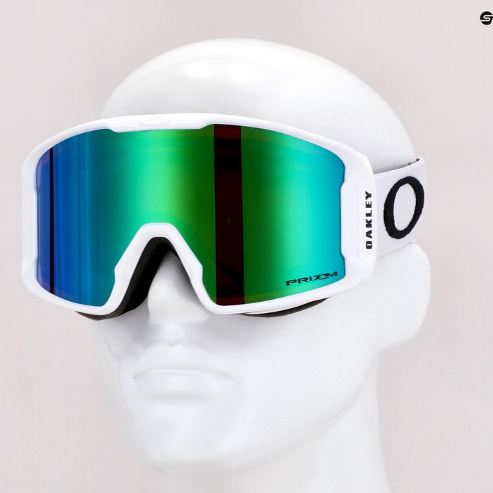 Lyžařské brýle Oakley Line Miner M bílé OO7093-08 5