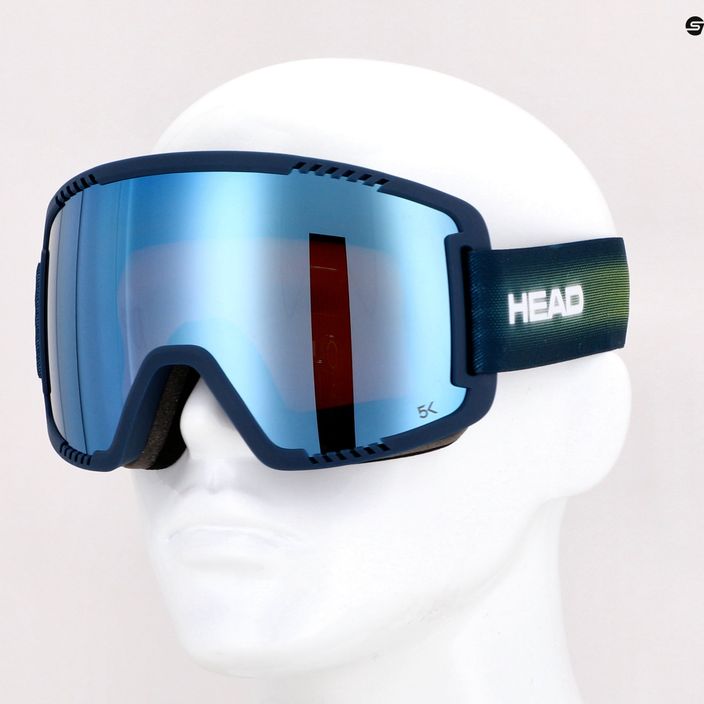 Lyžařské brýle HEAD Contex Pro 5K EL S3 modré 392622 10