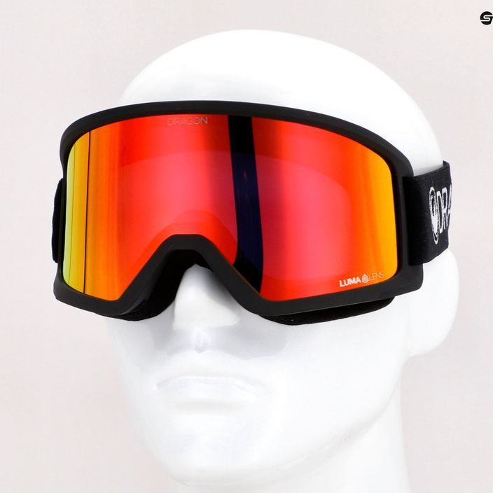 Lyžařské brýle Dragon DX3 OTG Black red 11