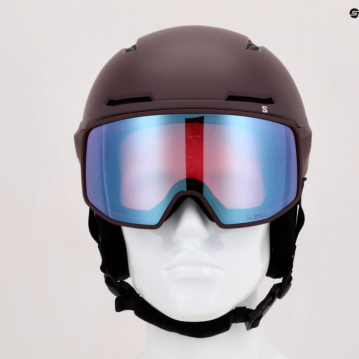 Lyžařská helma Salomon Driver Pro Sigma S1 fialová L47012000 12