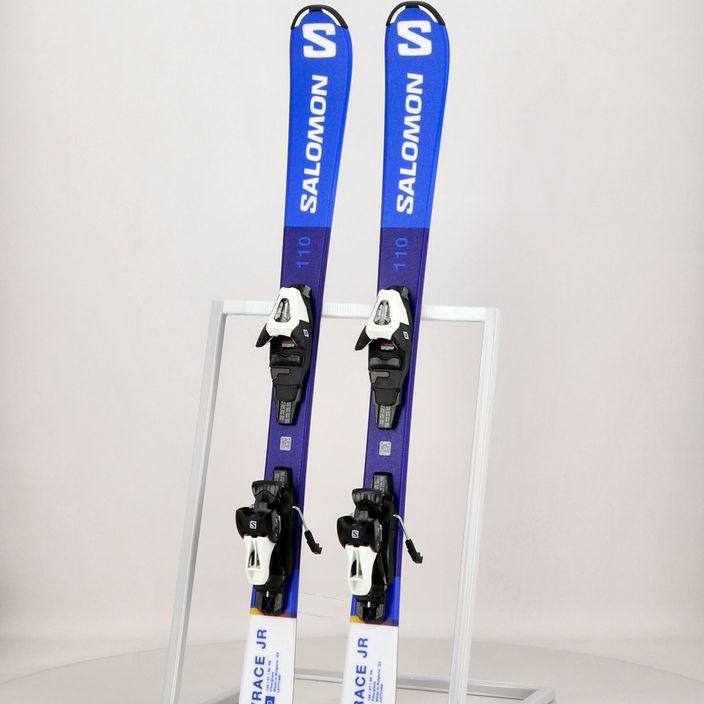 Dětské sjezdové lyže Salomon S Race Jr. + C5 blue L47042100 16