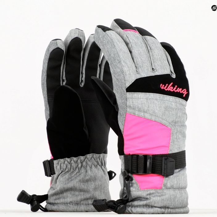 Dámské lyžařské rukavice Viking Ronda Ski růžové 113 20 5473 46 9