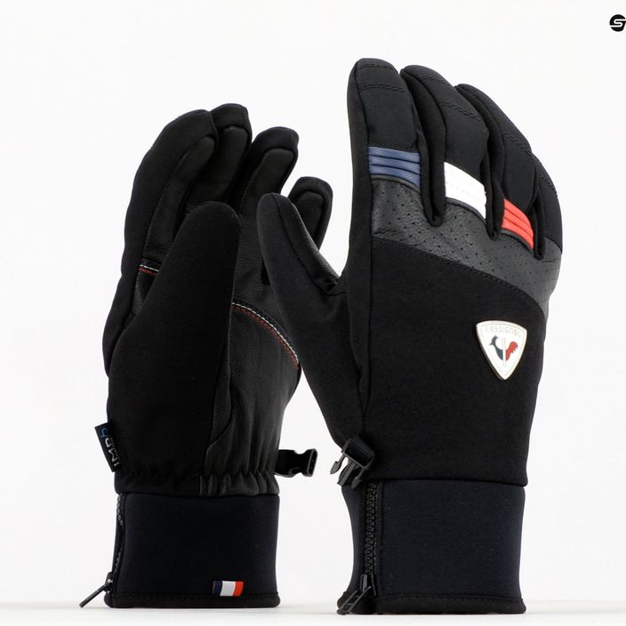 Pánské lyžařské rukavice Rossignol Strato Impr black 9