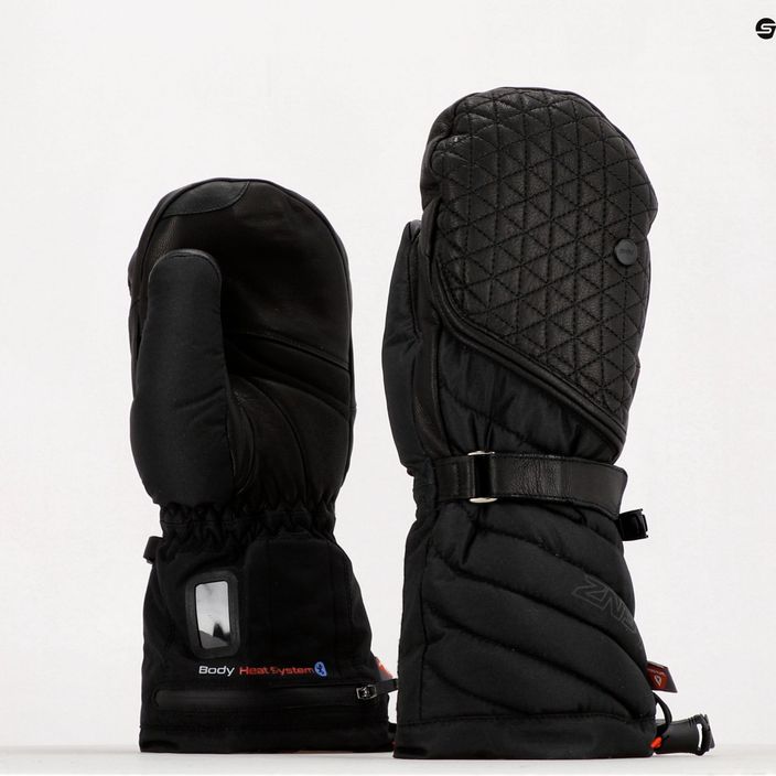 Dámské vyhřívané lyžařské rukavice LENZ Heat Glove 6.0 Finger Cap Mittens black 1206 10
