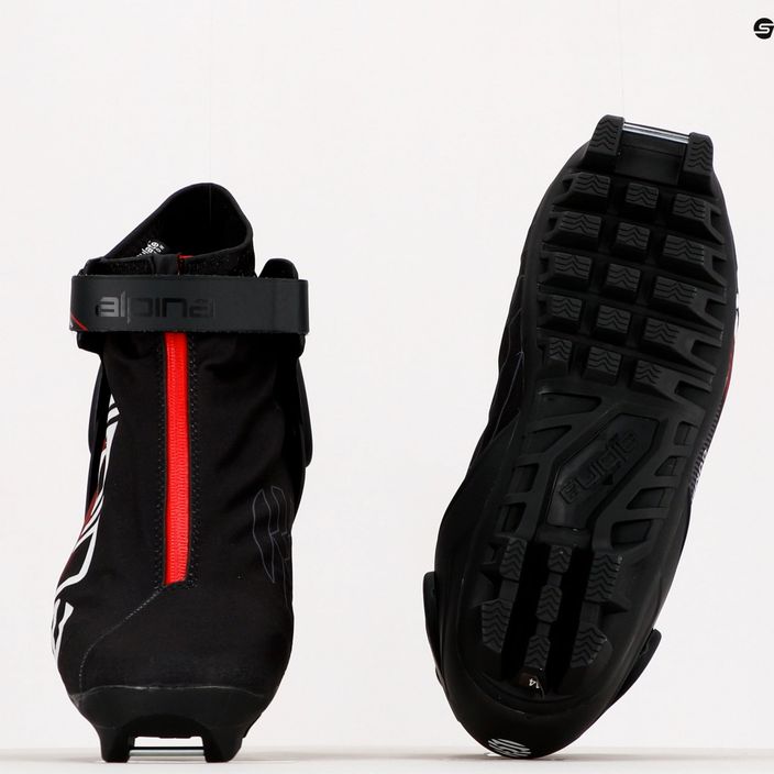 Pánské boty na běžecké lyžování Alpina N Combi black/white/red 15
