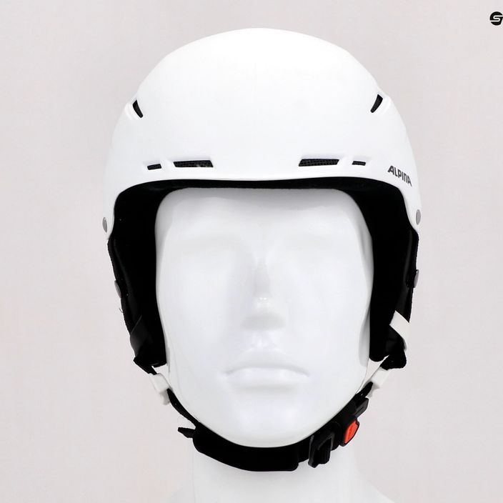 Lyžařská helma Alpina Biom white matt 9