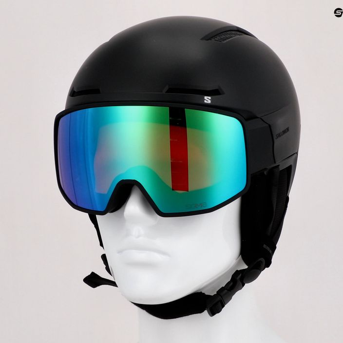 Lyžařská helma Salomon Driver Pro Sigma S2 černá L47011700 17