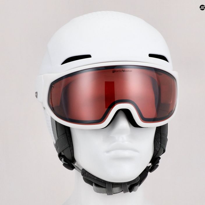 Lyžařská helma Alpina Alto QV white matt 15