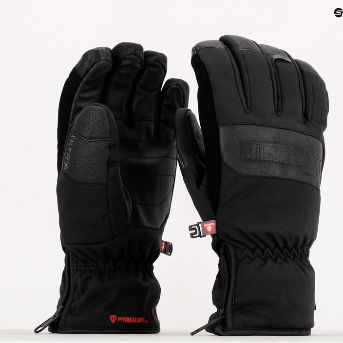 Pánské lyžařské rukavice KinetiXx Blake Ski Alpin černé GTX 7019-260-01 7