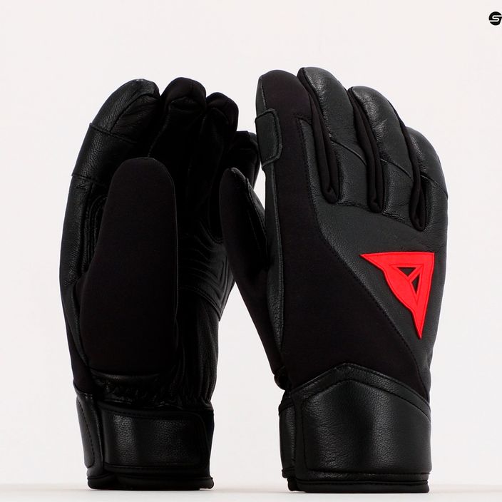 Pánské lyžařské rukavice Dainese Hp Sport black/red 13