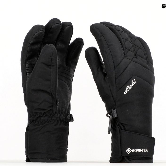 Dámské lyžařské rukavice LEKI Sveia Gtx Lady černé 649804201 5