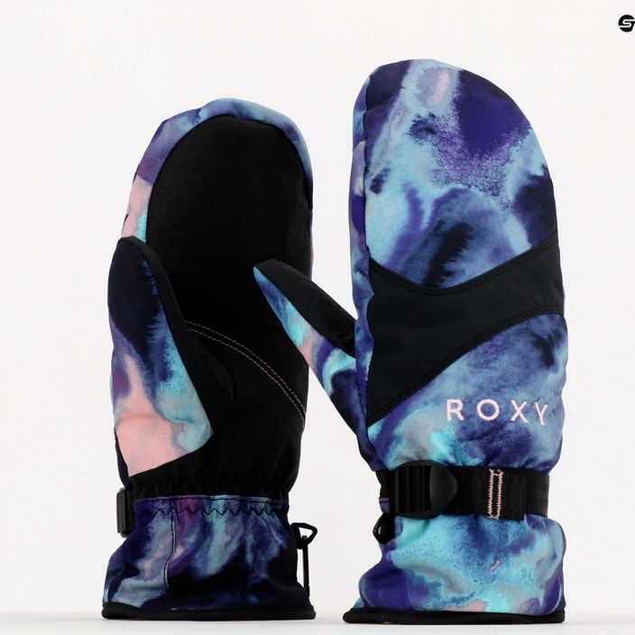 Dámské snowboardové rukavice ROXY Jetty 2021 niebieski/fioletowo/różowo/czarny 8