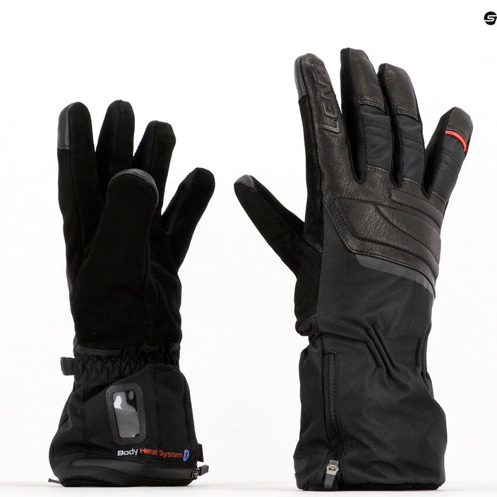 LENZ Heat Glove 6.0 Finger Cap Urban Line vyhřívané lyžařské rukavice černé 1205 9