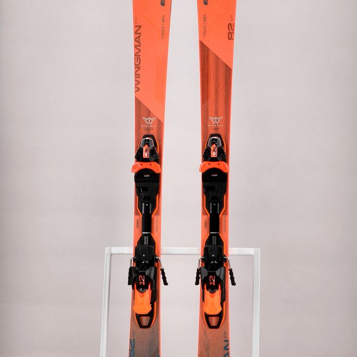 Sjezdové lyže Elan Wingman 82 CTI Fusion oranžové + EMX 12 ABBHBT21 12