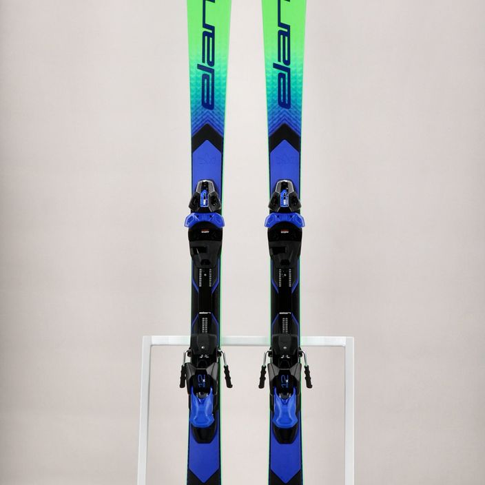 Sjezdové lyže Elan Ace SCX Fusion + EMX 12 zeleno-modré AAJHRC21 14