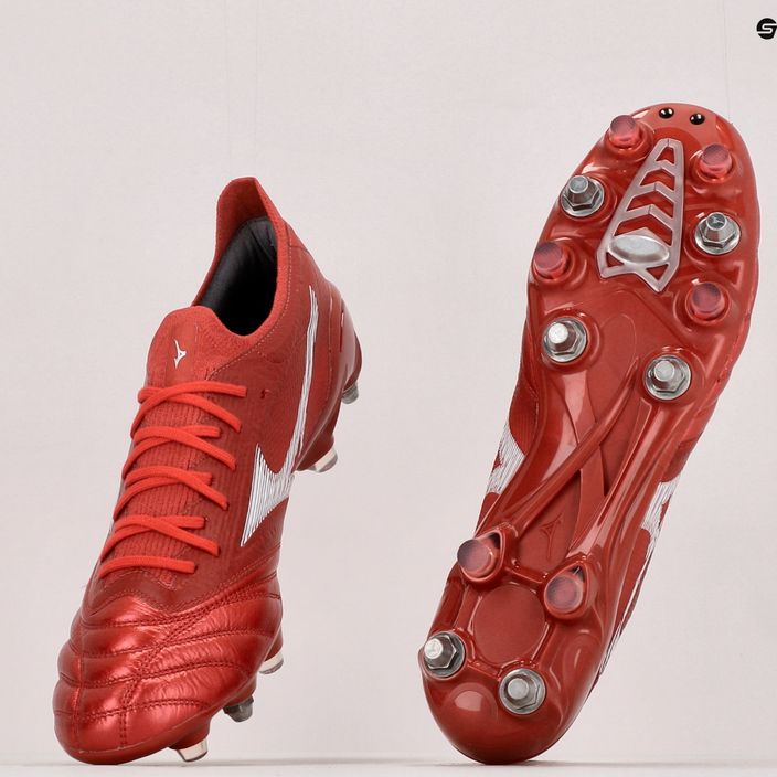 Fotbalové boty Mizuno Morelia Neo III Beta Elite Mix červená P1GC229160 12