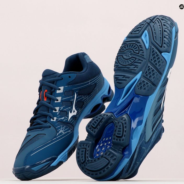 Pánská volejbalová obuv Mizuno Wave Voltage navy blue V1GA216021 13