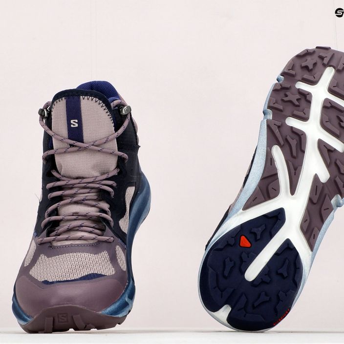 Dámské turistické boty Salomon Predict Hike Mid GTX fialový L41737000 21