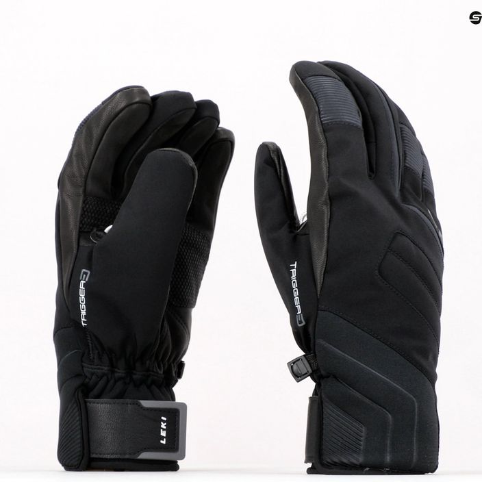 Pánské lyžařské rukavice LEKI Falcon 3D černé 650803301 7
