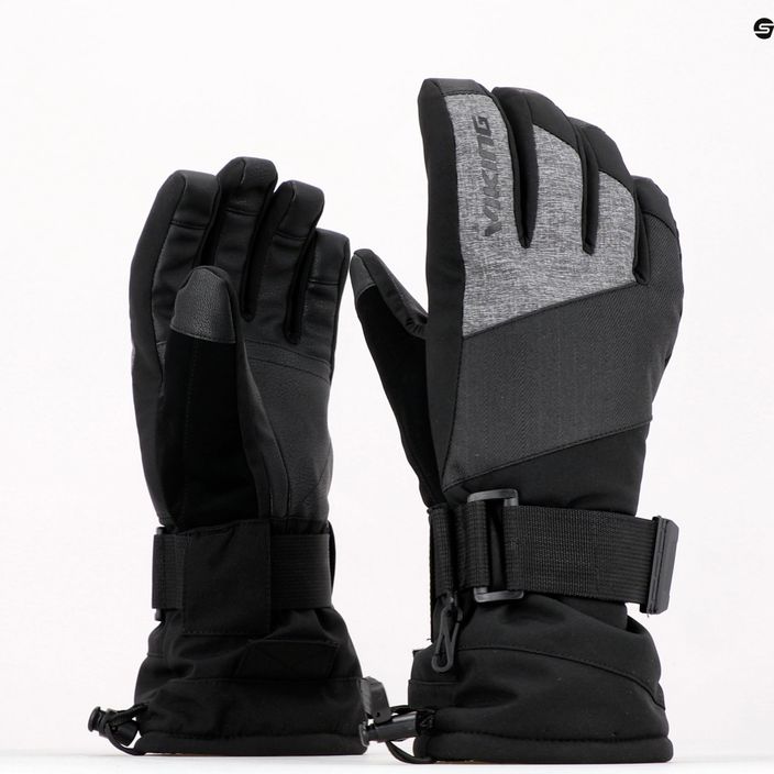 Dámské lyžařské rukavice Viking Eltoro black/grey 161/24/4244 9