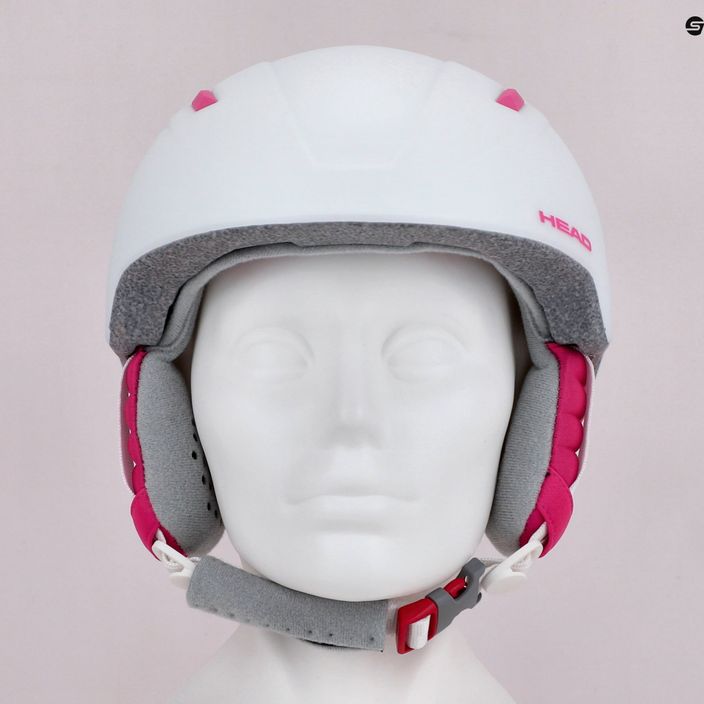 Dětská lyžařská helma HEAD Maja 2022 bílá 328722 13