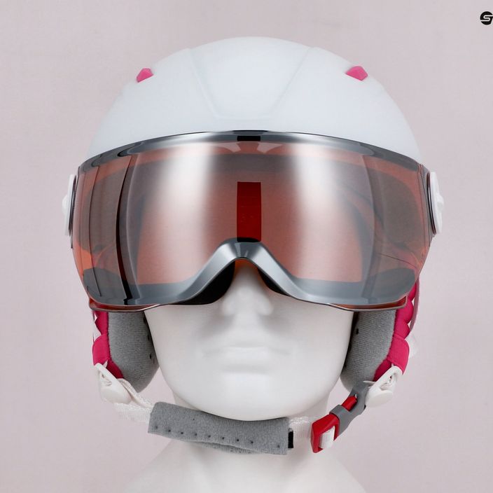 HEAD Maja Visor S2 dětská lyžařská helma bílá 328172 11
