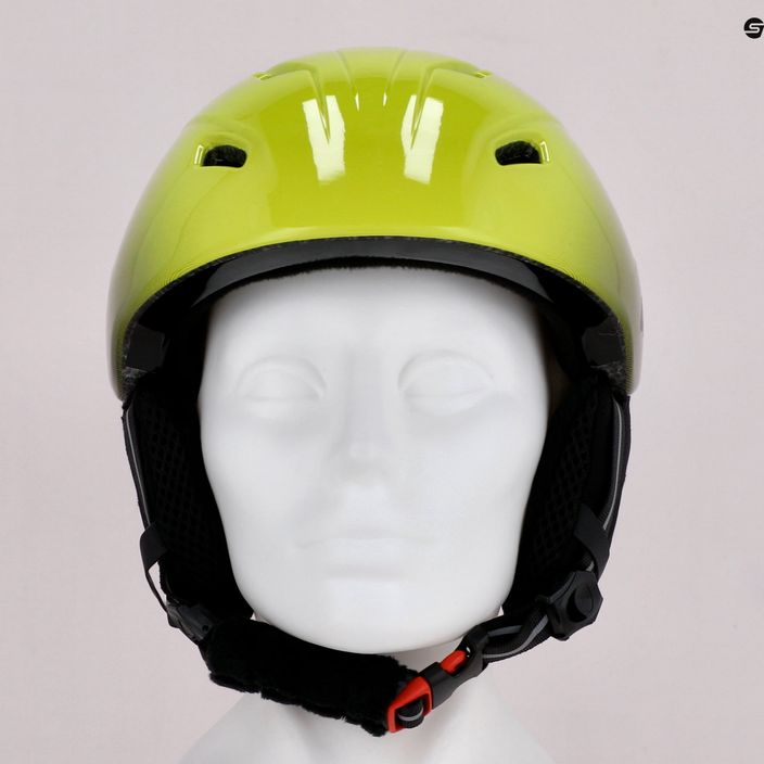 Dětská lyžařská helma 4F M016 45S zelená 4FJAW22AHELM016 15