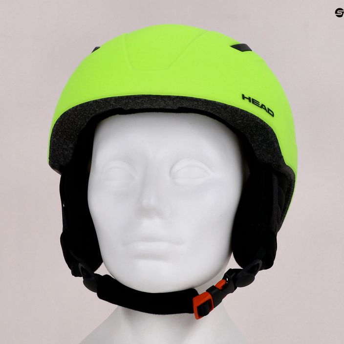Dětská lyžařská helma HEAD Mojo 2022 žlutá 328642 11