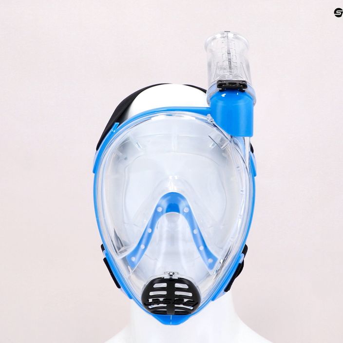 Dětská šnorchlovací maska Cressi Baron s celou tváří modrá XDT0360020 7