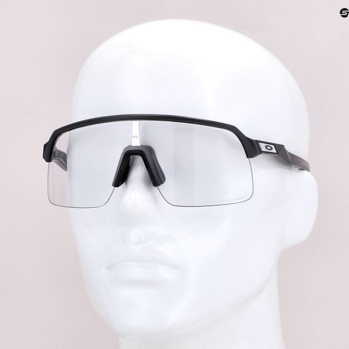 Cyklistické brýle Oakley Sutro Lite matte carbon/clear photochromic 0OO9463 12