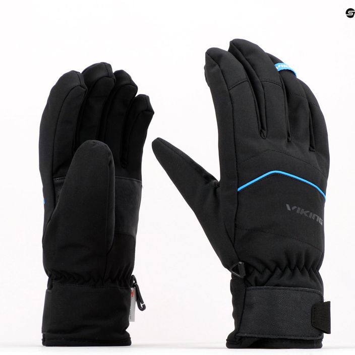 Pánské lyžařské rukavice Viking Solven Ski modré 110/23/7558 9