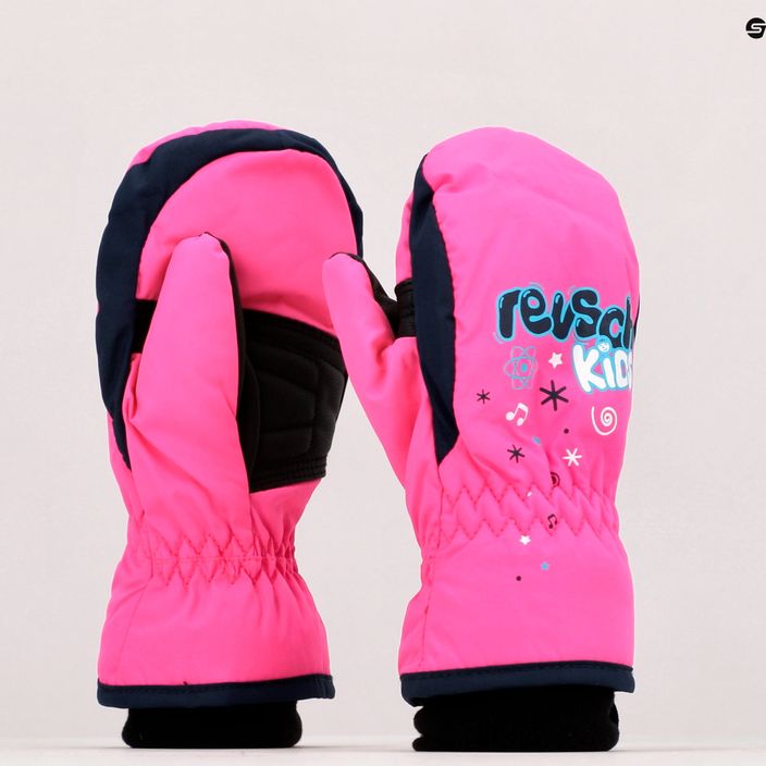 Dětské snowboardové rukavice Reusch Mitten růžové 48/85/405/350 7
