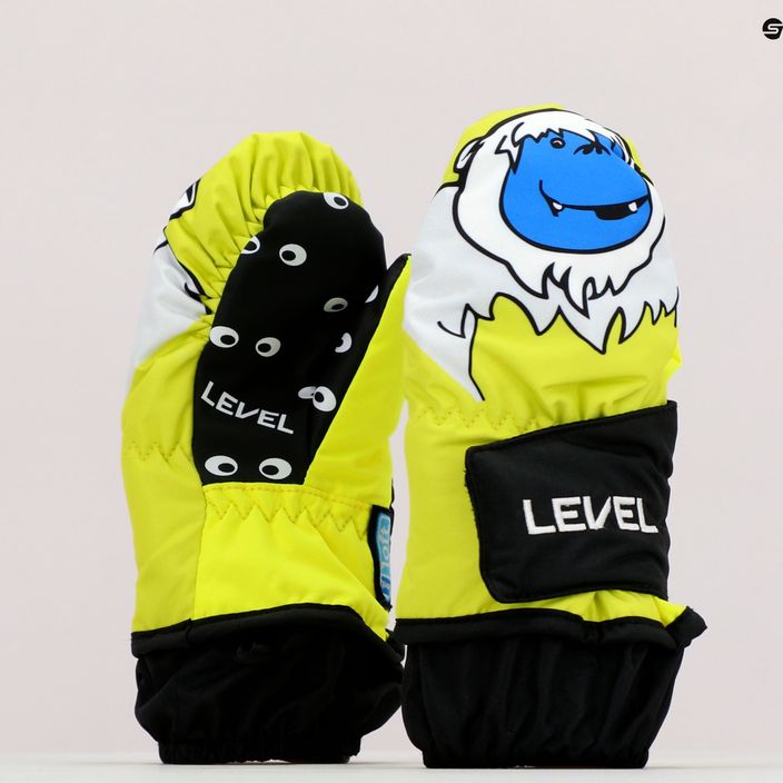 Dětské snowboardové rukavice Level Animal Mitt modro-červené 4174 5