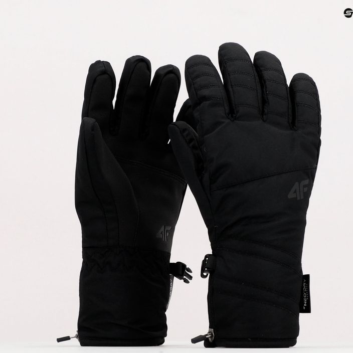 Dámské lyžařské rukavice 4F RED003 černé H4Z22-RED003 11