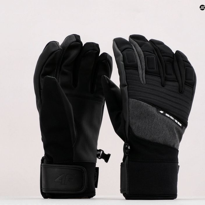 Pánské lyžařské rukavice 4F REM003 šedé H4Z22-REM003 11